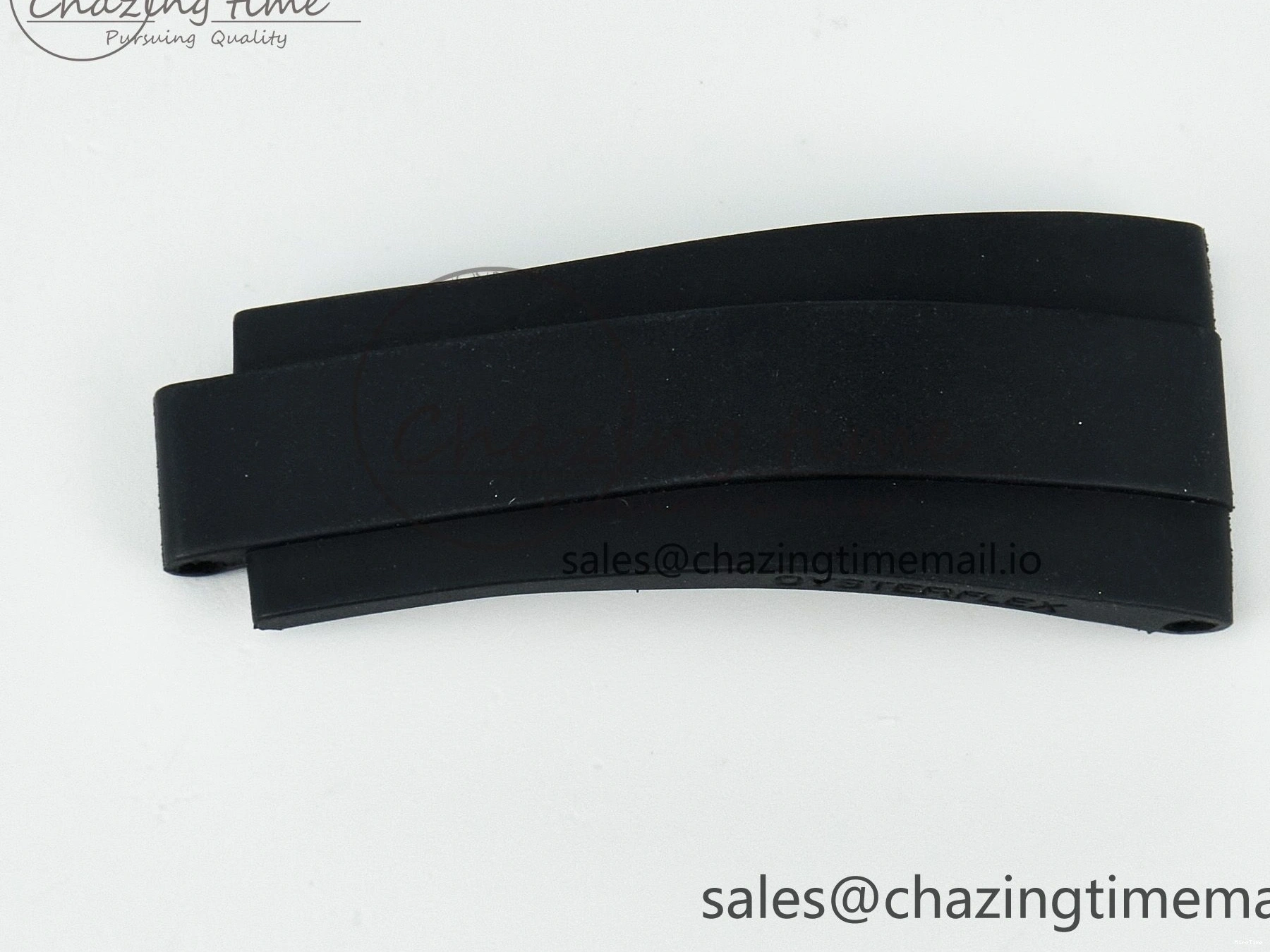 MiroTime 0426 WrinkleFree Yacht-Master 37mm 1:1 Best Edition Black Rubber Strap (Fits the Gen size) 417